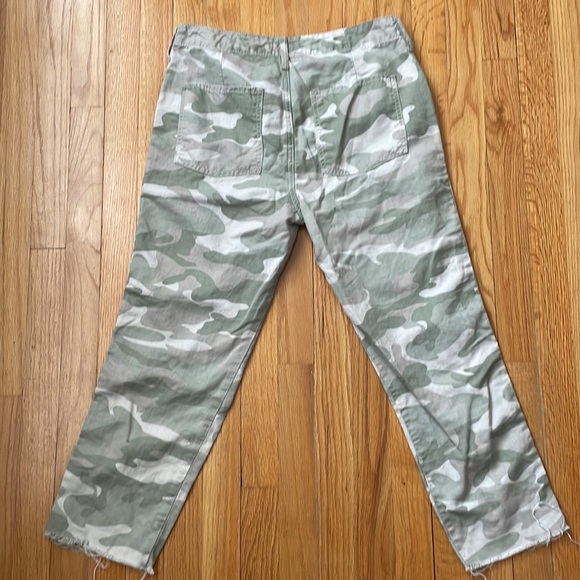 Mother The Shaker Chop Crop Fray in Desert Print SZ 30 A5 - Picture 7 of 8